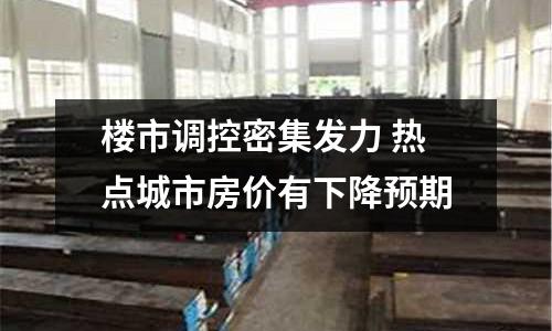 樓市調控密集發力 熱點城市房價有下降預期