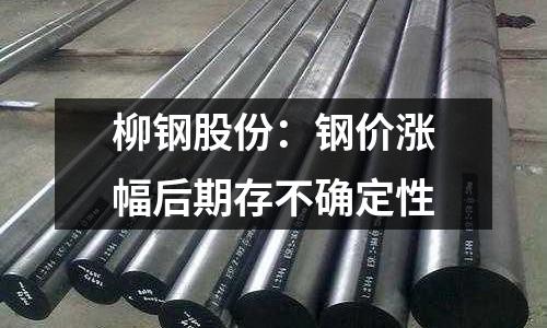柳鋼股份：鋼價(jià)漲幅后期存不確定性