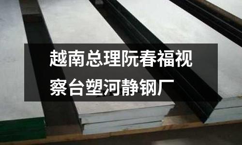 越南總理阮春福視察臺塑河靜鋼廠