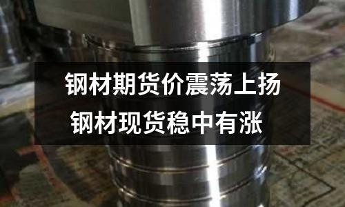 鋼材期貨價震蕩上揚 鋼材現貨穩中有漲