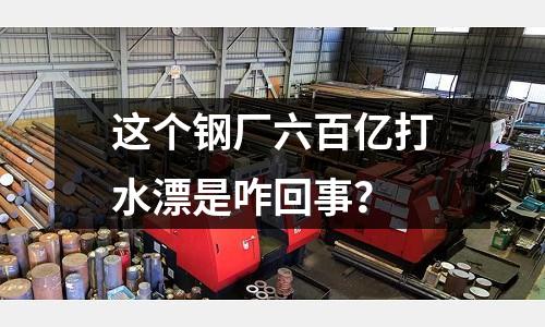 這個鋼廠六百億打水漂是咋回事？