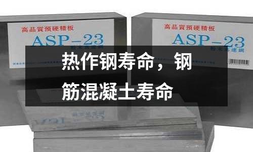 熱作鋼壽命，鋼筋混凝土壽命