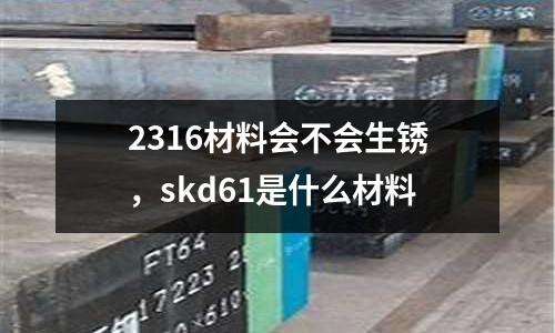 2316材料會不會生銹，skd61是什么材料