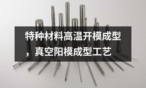 特種材料高溫開模成型，真空陽模成型工藝