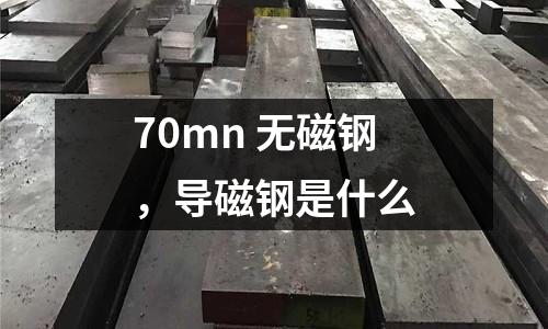 70mn 無磁鋼，導(dǎo)磁鋼是什么