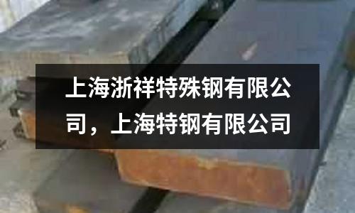 上海浙祥特殊鋼有限公司，上海特鋼有限公司
