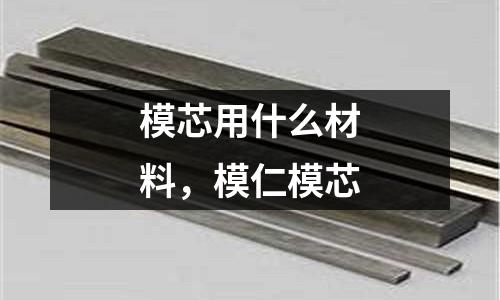 模芯用什么材料，模仁模芯