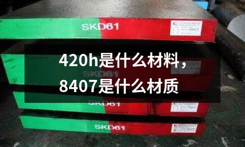 420h是什么材料，8407是什么材質