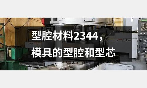 型腔材料2344，模具的型腔和型芯