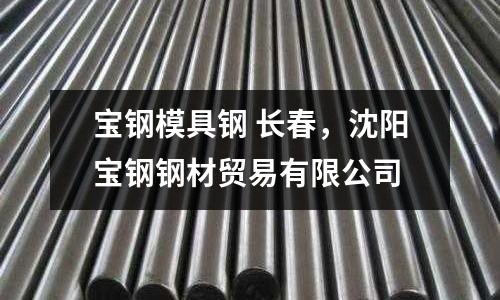 寶鋼模具鋼 長春，沈陽寶鋼鋼材貿易有限公司