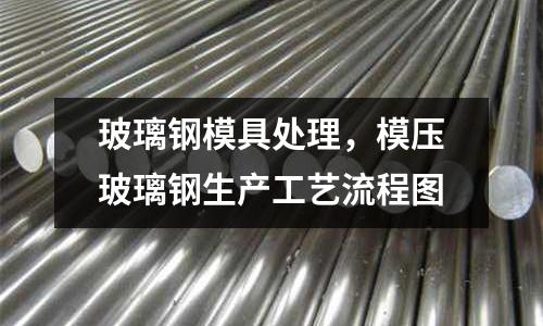 玻璃鋼模具處理，模壓玻璃鋼生產工藝流程圖