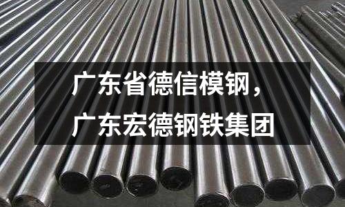 廣東省德信模鋼，廣東宏德鋼鐵集團