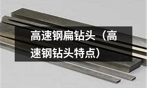 高速鋼扁鉆頭（高速鋼鉆頭特點）