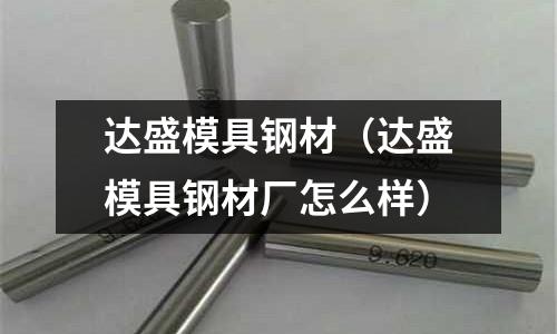 達(dá)盛模具鋼材（達(dá)盛模具鋼材廠怎么樣）