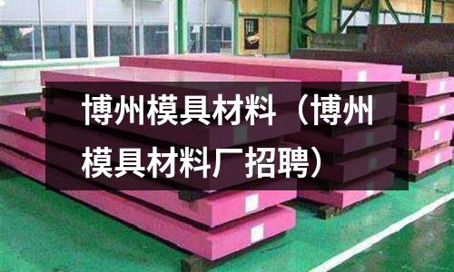 博州模具材料（博州模具材料廠招聘）
