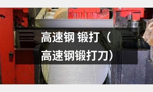 高速鋼 鍛打（高速鋼鍛打刀）