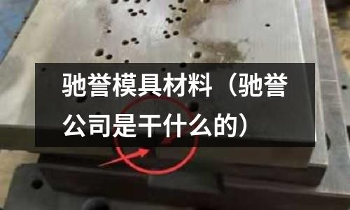 馳譽模具材料（馳譽公司是干什么的）