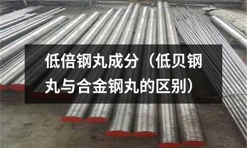 低倍鋼丸成分（低貝鋼丸與合金鋼丸的區(qū)別）