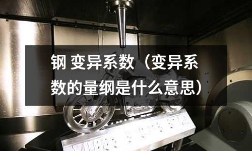 鋼 變異系數(變異系數的量綱是什么意思)