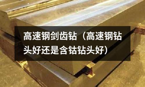高速鋼劍齒鉆（高速鋼鉆頭好還是含鈷鉆頭好）