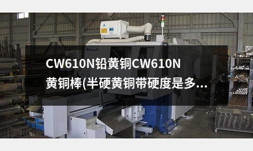 CW610N鉛黃銅CW610N黃銅棒(半硬黃銅帶硬度是多少上海H62黃銅棒)