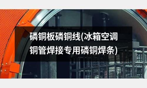 磷銅板磷銅線(冰箱空調(diào)銅管焊接專用磷銅焊條)