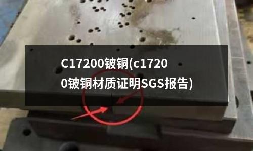 C17200鈹銅(c17200鈹銅材質證明SGS報告)