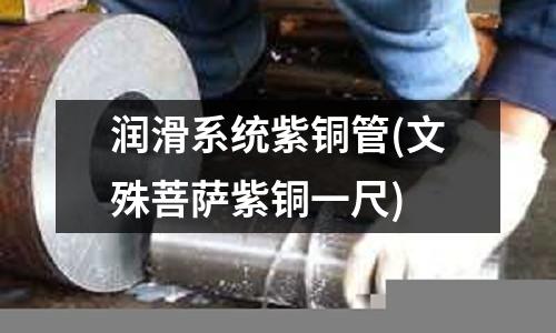 潤滑系統(tǒng)紫銅管(文殊菩薩紫銅一尺)