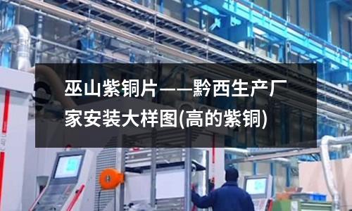 巫山紫銅片——黔西生產(chǎn)廠家安裝大樣圖(高的紫銅)