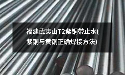 福建武夷山T2紫銅帶止水(紫銅與黃銅正確焊接方法)