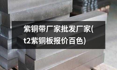 紫銅帶廠家批發廠家(t2紫銅板報價百色)