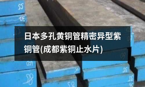 日本多孔黃銅管精密異型紫銅管(成都紫銅止水片)
