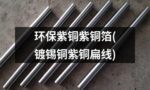 環保紫銅紫銅箔(鍍錫銅紫銅扁線)