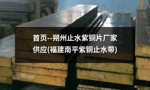 首頁(yè)--朔州止水紫銅片廠家供應(yīng)(福建南平紫銅止水帶)