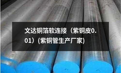 文達(dá)銅箔軟連接(紫銅皮0.01)(紫銅管生產(chǎn)廠家)