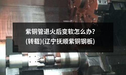 紫銅管退火后變軟怎么辦？  (轉載)(遼寧撫順紫銅鋼板)