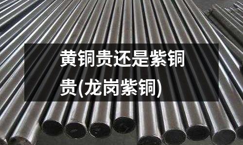 黃銅貴還是紫銅貴(龍崗紫銅)