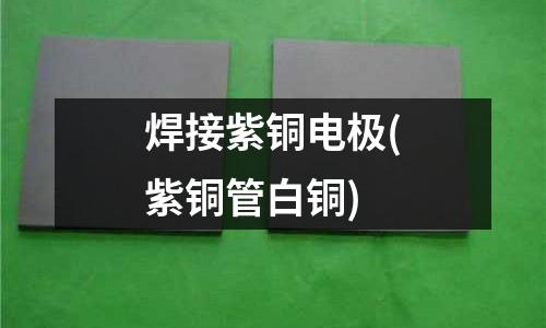 焊接紫銅電極(紫銅管白銅)