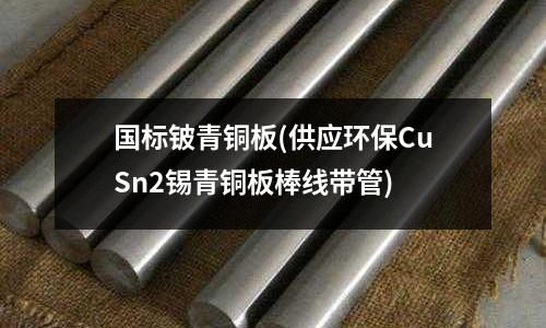 國標鈹青銅板(供應環保CuSn2錫青銅板棒線帶管)