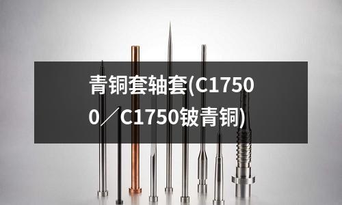 青銅套軸套(C17500／C1750鈹青銅)