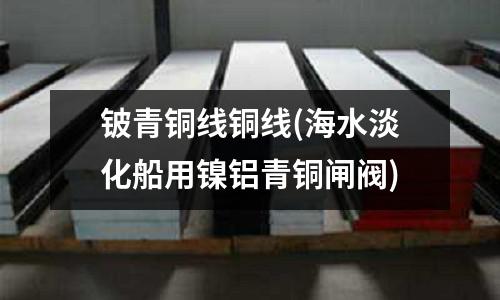 鈹青銅線銅線(海水淡化船用鎳鋁青銅閘閥)
