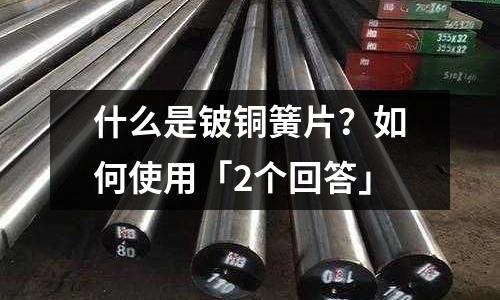 什么是鈹銅簧片?如何使用「2個回答」