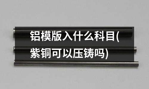 鋁模版入什么科目(紫銅可以壓鑄嗎)