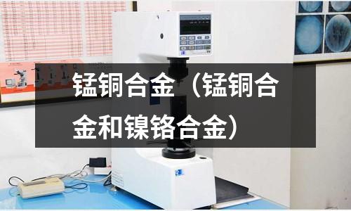 錳銅合金（錳銅合金和鎳鉻合金）