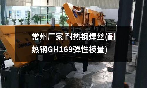 常州廠家 耐熱鋼焊絲(耐熱鋼GH169彈性模量)