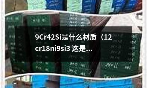 9Cr42Si是什么材質(12cr18ni9si3 這是什么材質)