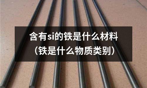 含有si的鐵是什么材料（鐵是什么物質類別）