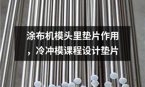 涂布機模頭里墊片作用，冷沖模課程設計墊片