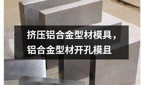 擠壓鋁合金型材模具，鋁合金型材開孔模且