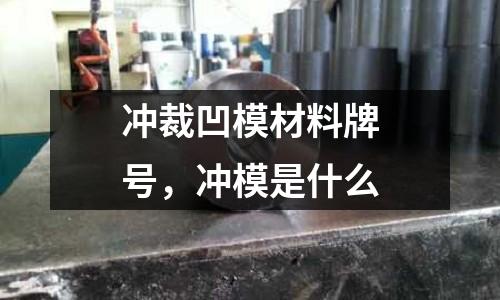 沖裁凹模材料牌號(hào)，沖模是什么